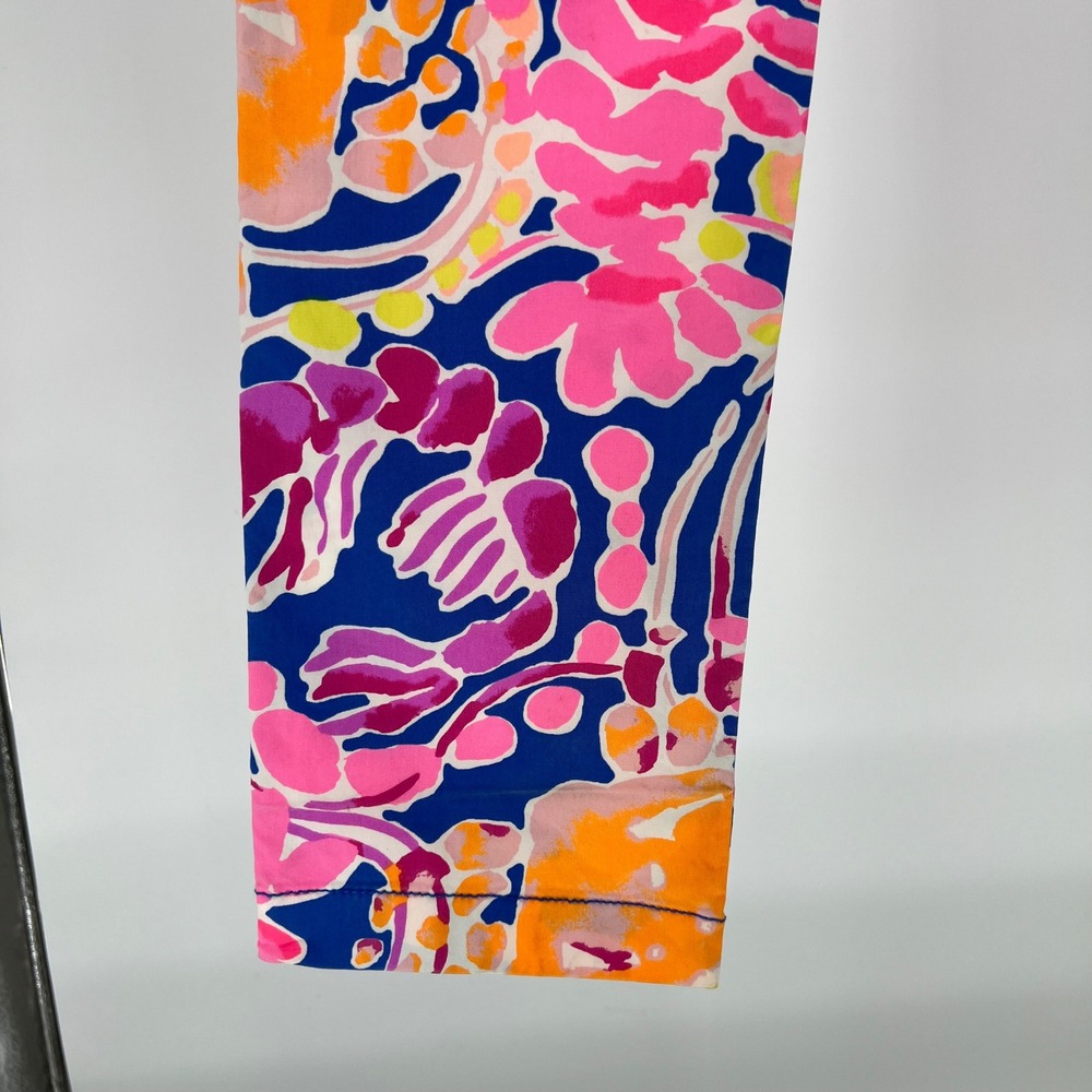 Lilly Pulitzer Lobster Print Skinny Pants Size 2 colorful incognito preppy boho - Picture 10 of 16
